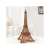 RoLife Eiffel Tower 3D puzzle with lights, assembled, showing the intricate details of the structure