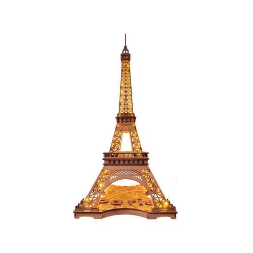 Puzzle 3D, Noaptea peste Turnul Eiffel, RoLife, 164 piese
