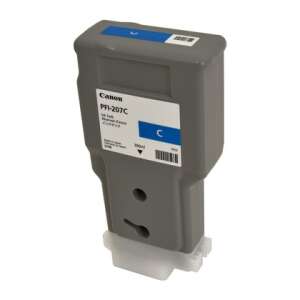 Canon PFI-207C Cyan ink cartridge, 300ml, for use with Canon imagePROGRAF printers - Canon Ink cartridge