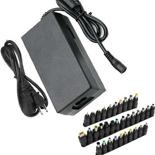Universal Laptop Charger 65W - 90W with 15 different connector tips, ZMR-LC-1
