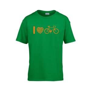 I love bicikli egyedi mintás gyerek póló 94361591 