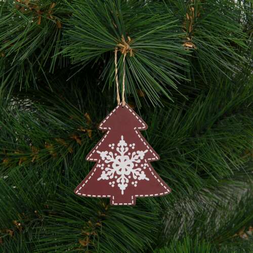 Karácsonyfadísz - fenyőfa - akasztható - 8,5 x 9,2 cm 35116426