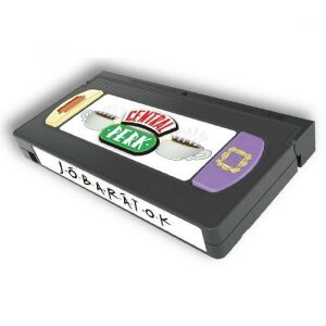 Zanzoon Jóbarátok Igaz vagy Hamis Társasjáték, Friends TV Show Trivia Game in VHS tape design - Board Game and Foosball Table and Accessory