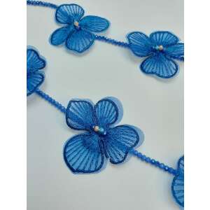 Alia virágos nyaklánc - kék 92019070 
