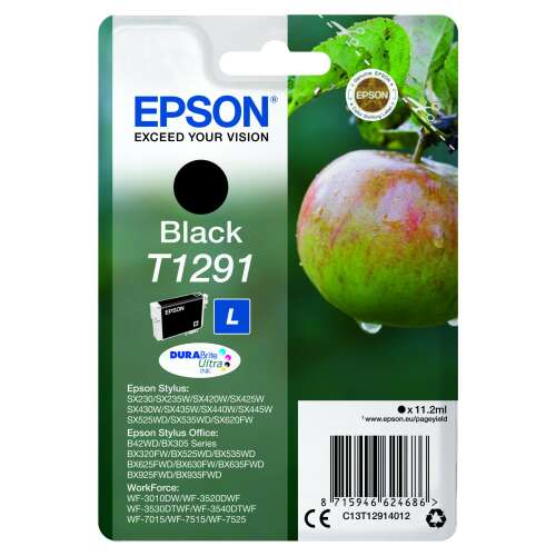 Epson T1291 Tintenpatrone Schwarz 11,2ml