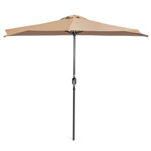 Timeless Tools balcony sunshade, beige, 266.7 cm wide, 232.4 cm high - Parasol