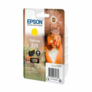 Epson 378 Žltá Atramentová Kazeta - Zabalená kazeta na bielom pozadí - Epson