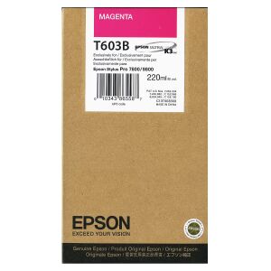 Epson T603B Magenta Tintapatron 220ml Stylus Pro 7800/9800 nyomtatókhoz - Epson
