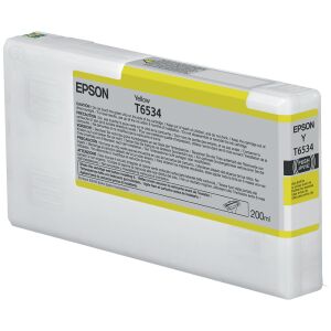 Epson T6534 Yellow Ink Cartridge - 200ml - Printer supply