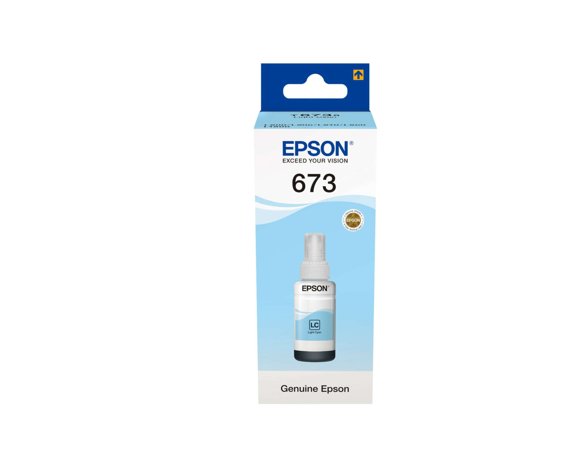 Epson T6735 Tinta Light Cyan 70ml No.673, C13T67354A