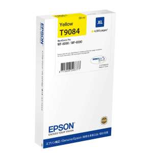 Epson T9084 Žltá XL Atramentová kazeta pre tlačiarne WorkForce Pro WF-6090/WF-6590 - Epson