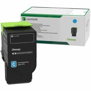 Lexmark Cyan Tonerkartusche C242XC0 mit Einzelhandelsverpackung - Lexmark
