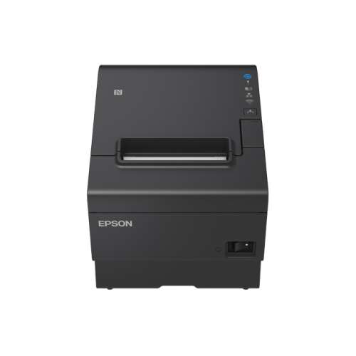 Epson TM-T88VII Belegdrucker, schwarz, Vorderansicht