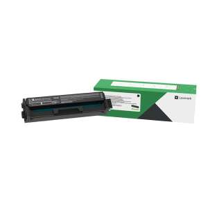 Lexmark C3220K0 Schwarze Tonerkartusche mit Verkaufsverpackung - Lexmark