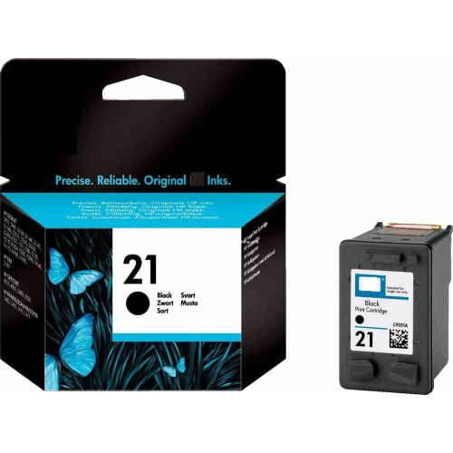 HP 21 Black Ink Cartridge - C9351AE - Original HP Ink