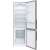 Candy CCT3L517ES bottom freezer refrigerator, open door view, showing shelves and drawers