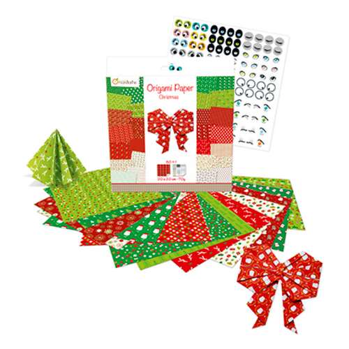 Avenue Mandarine Crăciun 2. set de hârtie origami 60pcs 20x20cm 35122572