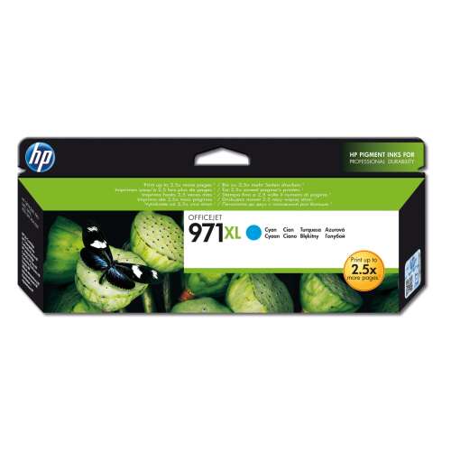HP CN626AE Ink Cartridge Cyan 6,600 page capacity No.971XL