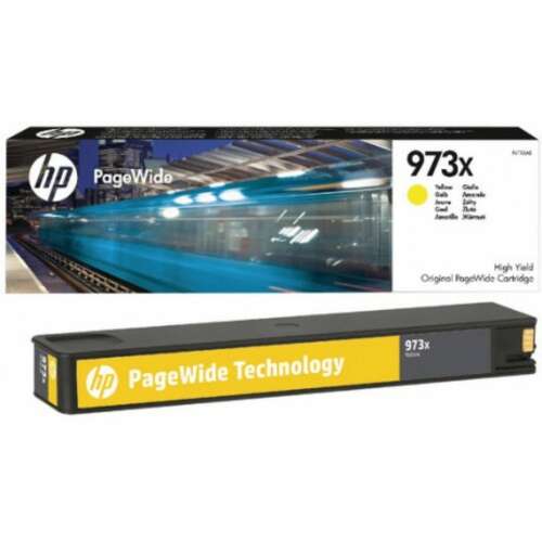 HP 973X High Yield Yellow Original PageWide Cartridge