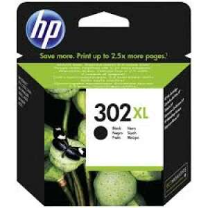 HP 302XL Black Ink Cartridge, Original, High Yield, 480 Pages - Printer supply
