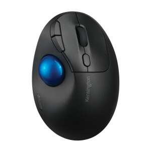 Kensington TB450 Trackball, black ergonomic trackball mouse with blue trackball - Kensington Mouse