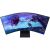 Felülnézet a Samsung Odyssey Ark 55 hüvelykes ívelt gaming monitorról