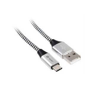 USB 2.0 Type-C кабел A мъжки - C мъжки 1.0 м черно-сребристо 140120546 - Tracer