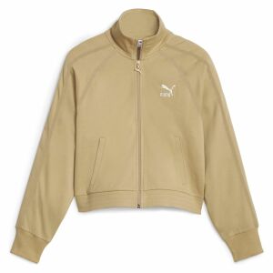 Puma T7 tréningruha dzseki 62146484 női bézs M 131378873 - Női pulóver