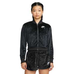 Nike W NSW Air Velour Jacket DD5449010 Women's Black XS 92076963 - Fashion & Clothing