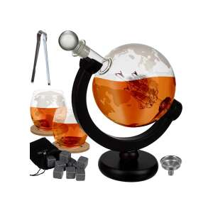 Pohár whisky v tvare gule s 2 poháre chladiacim kokkami