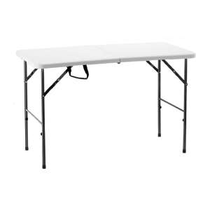 Folding Table - 120x60x74 cm - White 92079469 - GardenLine