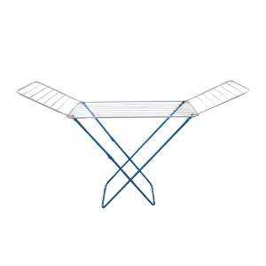 Suport de uscare a rufelor pliabil, 180x97x45 cm, cadru albastru - Felmosó, Uscătoare de rufe, Cosuri de gunoi, Prosoape de hârtie și Șervețele menajere