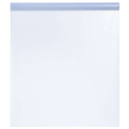 vidaXL matt átlátszó szürke PVC statikus ablakfólia, 60 cm x 2000 cm