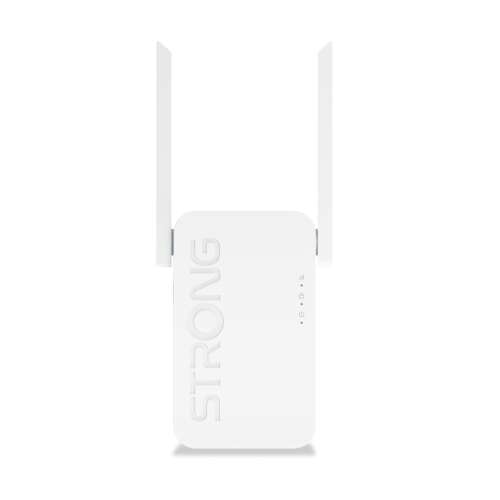 Strong REPEATERAX1800 AX1800 WiFi 6 Biały Repeater, widok z przodu