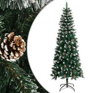 Zöld PVC műkarácsonyfa állvánnyal 210 cm 92125236 