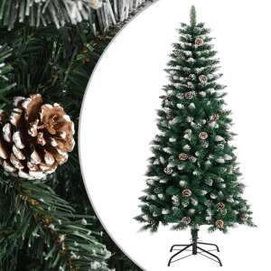 Zöld PVC műkarácsonyfa állvánnyal 120 cm 92136350 
