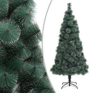 Zöld PET műkarácsonyfa állvánnyal 210 cm 92158882 