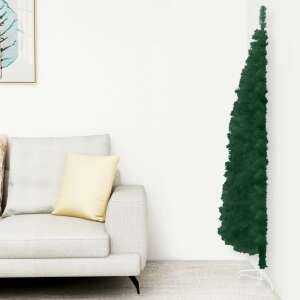zöld vékony fél műkarácsonyfa állvánnyal 210 cm 92159968 