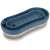 Cleaning brush with dispenser, sponge head, blue color