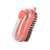 Cleaning brush with dispenser, brush head, red color