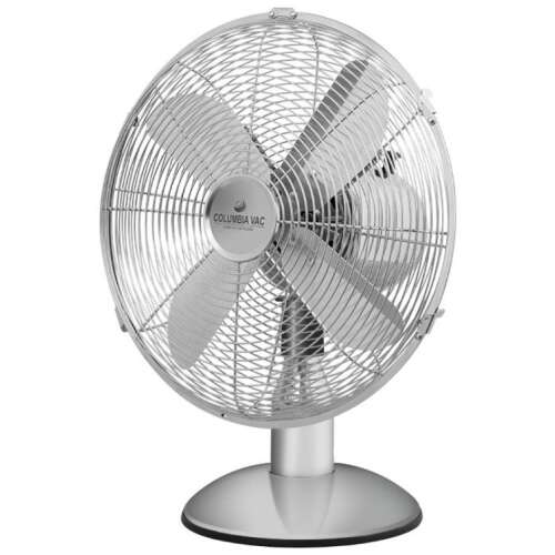 Stôlny ventilátor Columbia Vac WGC40, strieborný, 45W, priemer 33cm