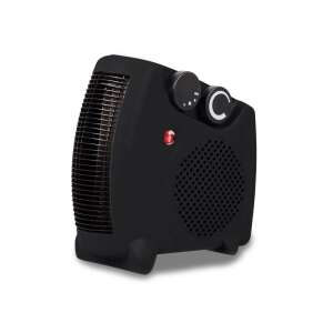 Încălzitor electric negru cu două setări de putere, 1000W și 2000W, și o funcție de aer rece - Radiatoare electrice