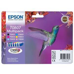 Epson T0807 Claria Tintapatron Multipack - 6x7ml