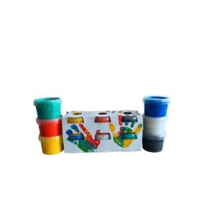 Set de vopsea pentru degete cu 6 culori, perfect pentru copii pentru a-și exprima creativitatea - Nonbrand Jocuri si jucarii creative