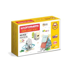 Set magnetic de construit- Magformers Animale 40 piese 92164340 Jucării de construcții magnetice