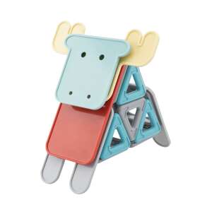 Magformers Animal Jumble magnetic building toy set, built into a moose - Magnetic building game