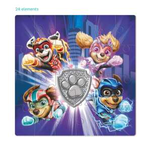 Paw Patrol Super PAW 24 piece puzzle, featuring Chase, Skye, Marshall, and Rubble in their superhero costumes - Dodo Puzzle