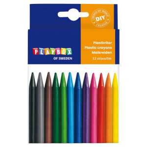 Playbox of Sweden 12 pack plastic crayons - Playbox