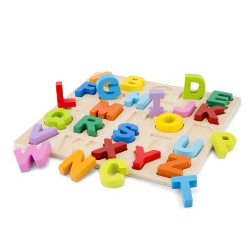 New Classic Toys MGC alphabet puzzle, wooden, colorful, uppercase letters