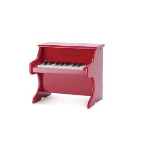 New Classic Toys red wooden toy piano for kids - Toy Instrument